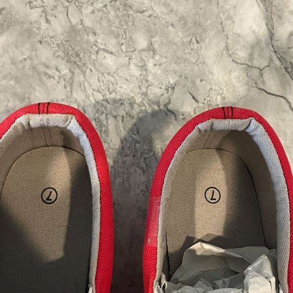 UNIVERSITY OF HOUSTON UH SLIP ON SHOES PHI SLAMMA MENS 7 WOMENS 8.5 RED WHITE - Picture 3 of 8